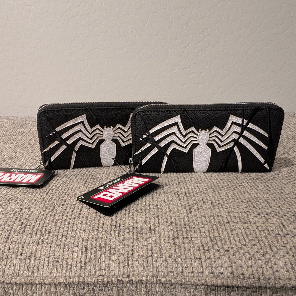 Loungefly Venom Zip Around Wallet - Marvel - Picture 5 of 6